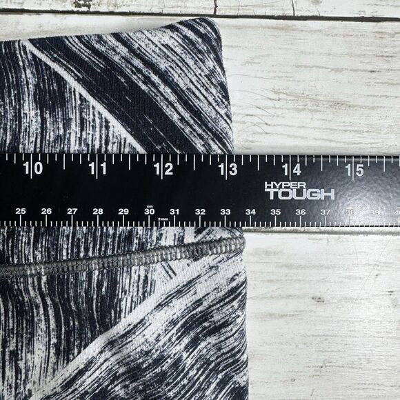 Lululemon Wunder Under Crop II Heath Wave Black White Size 4 Workout Leggings - Picture 10 of 13